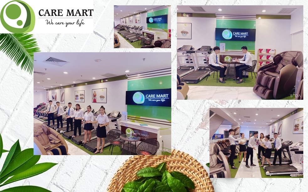 công ty caremart chuyên phân phối ghế massage