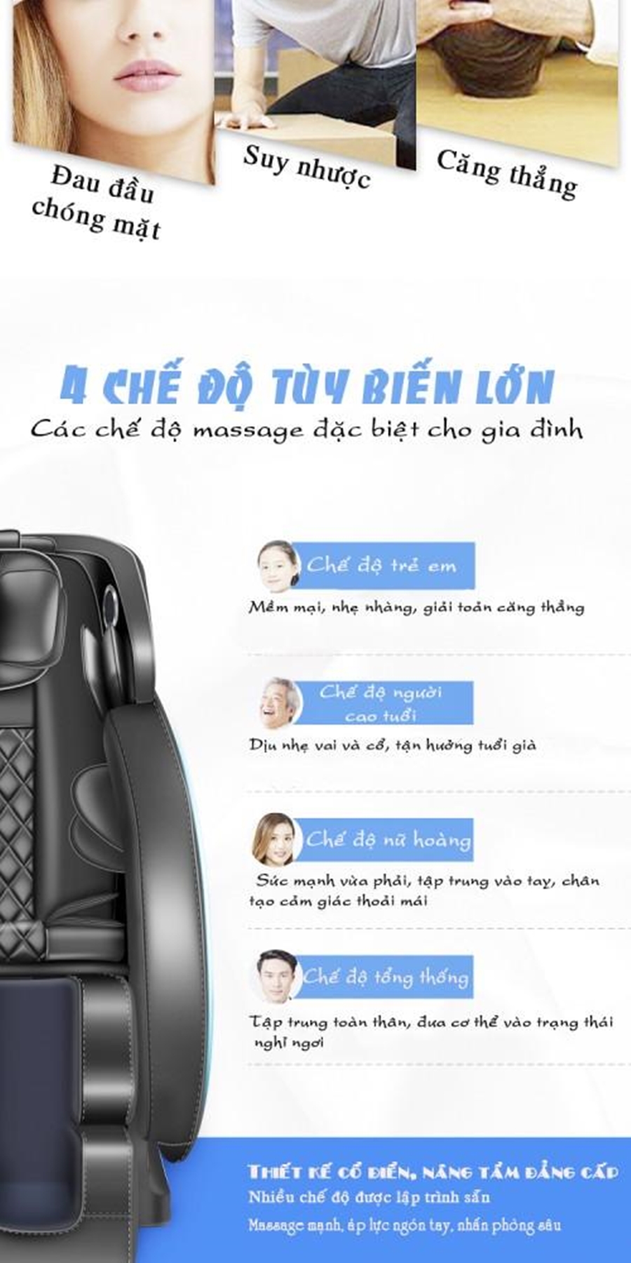 Ghế Massage Toàn Thân CareMart VG968